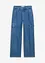 Cargo džíny Loose Fit, s nastavitelným pasem, Straight, bonprix