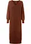 Oversize pletené šaty v délce midi, bonprix