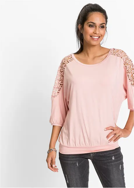 Oversize tričko z viskózové směsi, bonprix