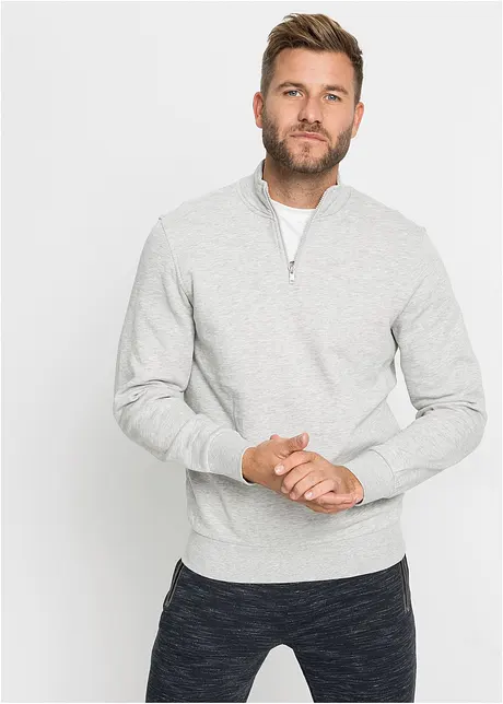 Mikina s límcem na zip, bonprix