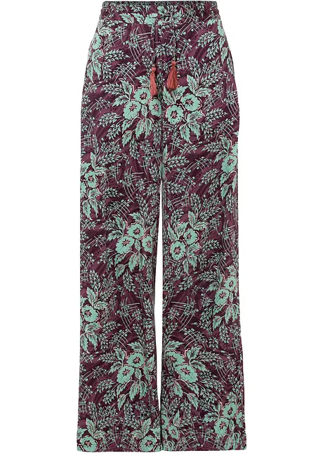 Kalhoty Palazzo ze splývavé viskózy, bonprix