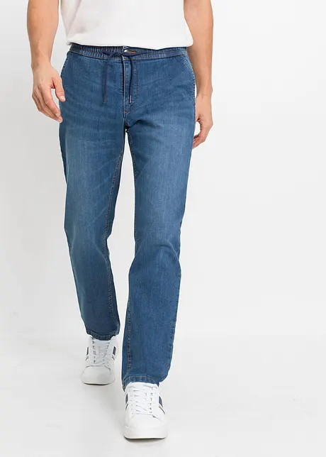 Lehké džíny bez zapínání, Regular Fit, Straight, bonprix