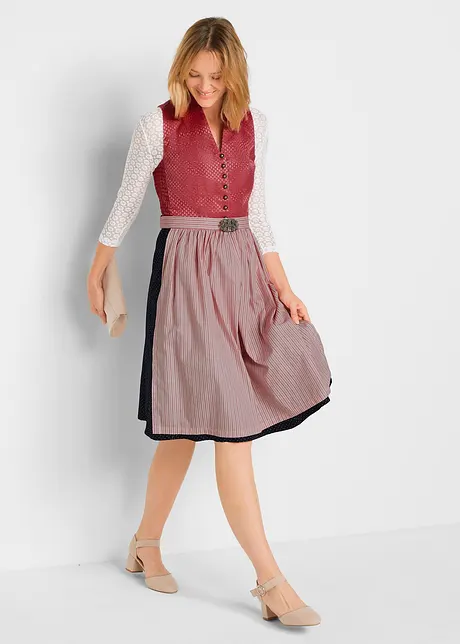 Pohodlný kroj Dirndl, v délce po kolena (2dílná souprava), bonprix