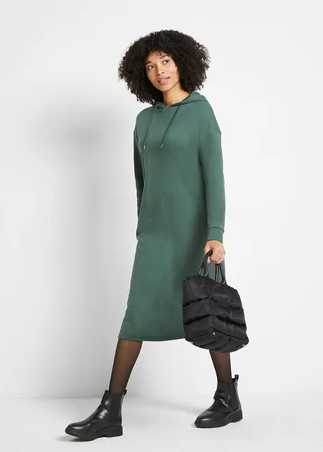 Mikinové oversize šaty, bonprix