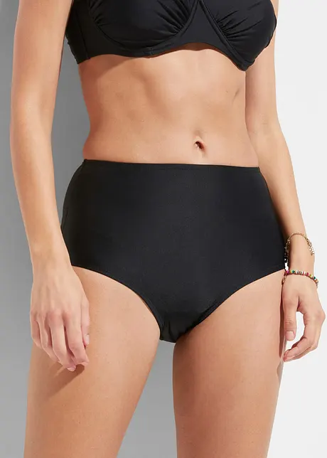 Stahovací bikinové kalhotky s vysokým pasem, lehce tvarující efekt, bonprix