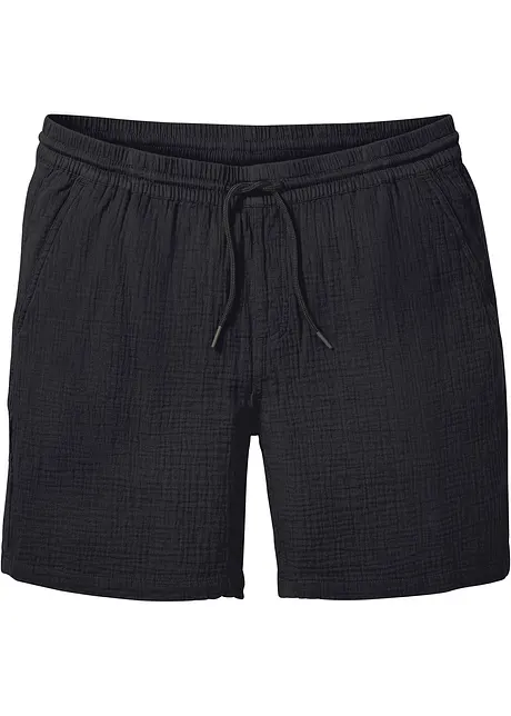 Mušelínové šortky z čisté bavlny, Regular Fit, bonprix