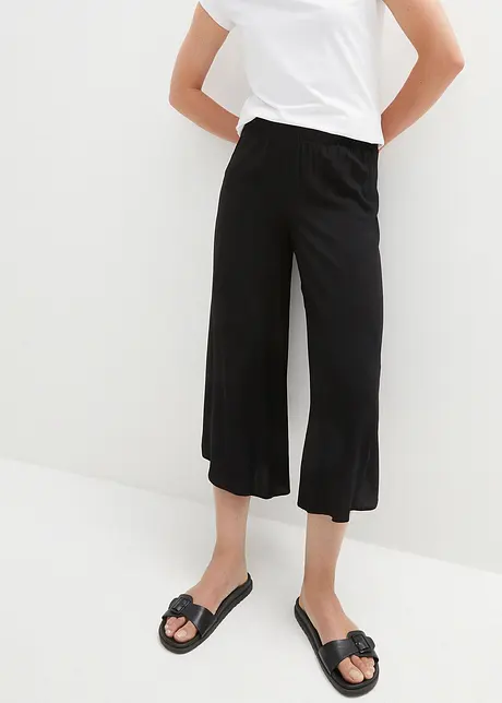 Kalhoty Culotte, délka k lýtkům, z udržitelné viskózy, bonprix