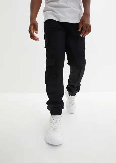 Strečové cargo kalhoty, Regular Fit, bonprix