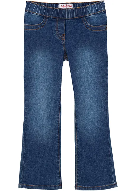 Bootcut džíny s pohodlným, středně vysokým pasem, bonprix