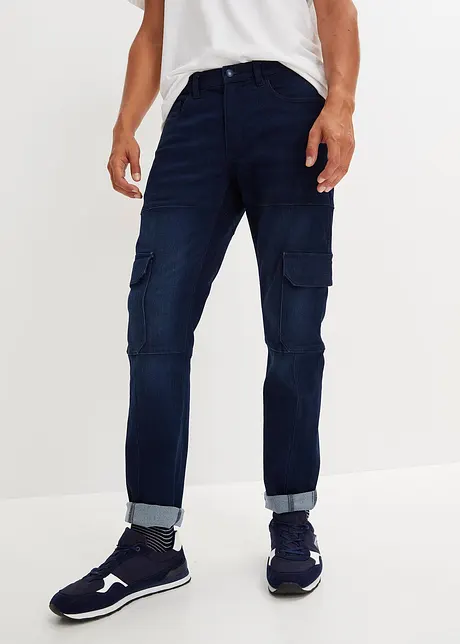 Termo džíny cargo, Slim Fit Straight, John Baner JEANSWEAR