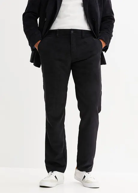 Chino kalhoty z manšestrového sametu, Regular Fit Straight, bpc selection