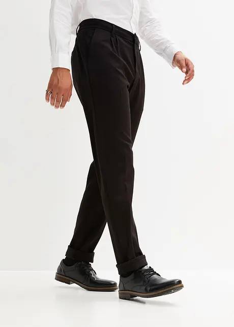 Kalhoty se sklady u pasu, Loose Fit Tapered, bpc selection