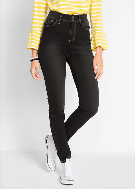 Super strečové džíny Slim Fit, High Waist, bonprix