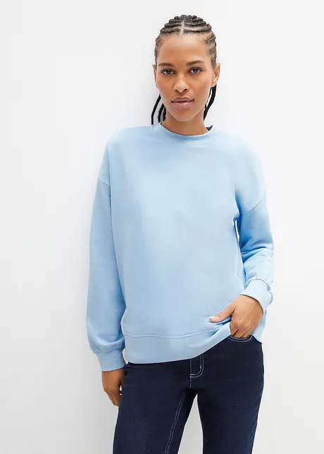 Oversize mikina z čisté bavlny, bonprix