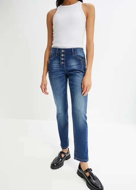 Boyfriend džíny Mid Waist, bonprix