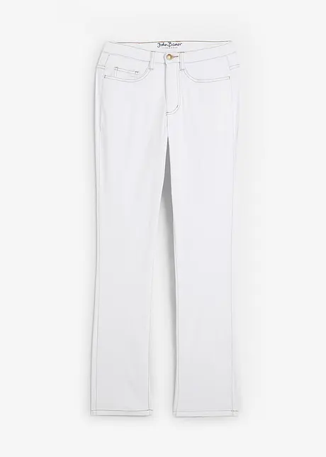 Strečové džíny Mid Waist Straight, bonprix