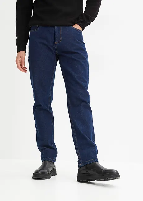 Džíny Classic Fit Straight, po stranách pružný pas, bonprix