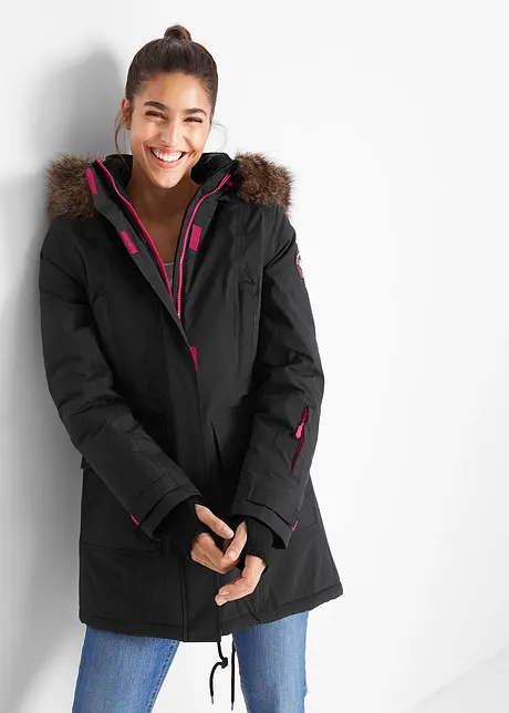 Funkční outdoorová parka s vatováním, nepromokavá, bonprix
