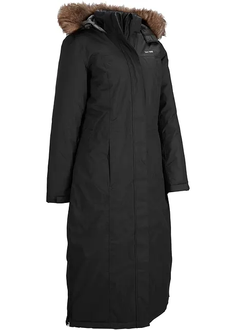 Nepromokavý outdoorový kabát s umělou kožešinou, bonprix