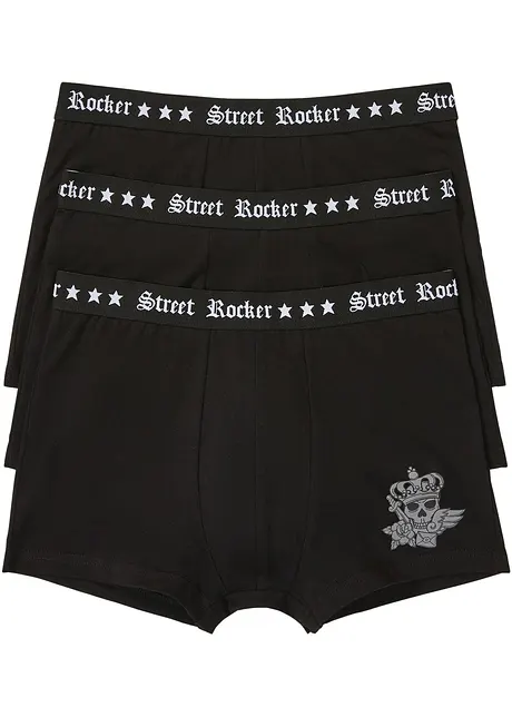 Přiléhavé boxerky (3 ks v balení), bonprix