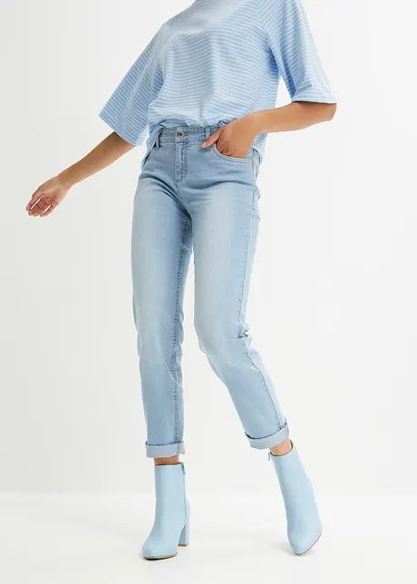 Strečové džíny Straight Mid Waist, bonprix