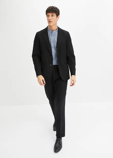 Oblek se lnem (2dílná souprava), Slim Fit, bonprix