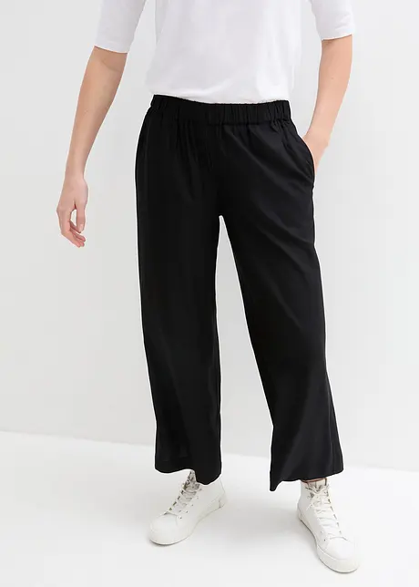 Široké kalhoty Culotte z udržitelné viskózy, bonprix
