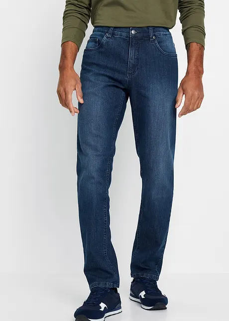 Lehké strečové džíny Slim Fit, Straight, bonprix