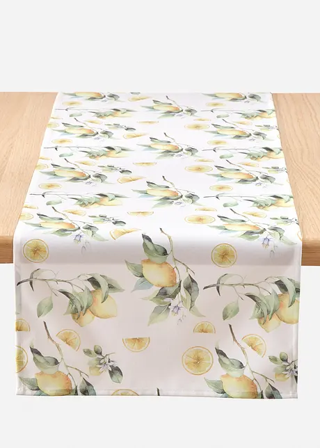 Běhoun na stůl s potiskem citronů, bonprix