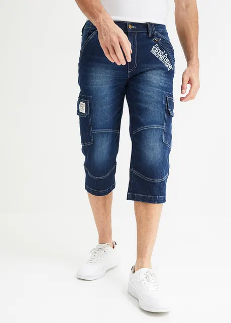 3/4 džíny s cargo kapsami, Loose Fit, John Baner JEANSWEAR