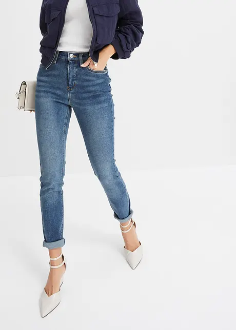 Džíny Skinny, High Waist, bonprix