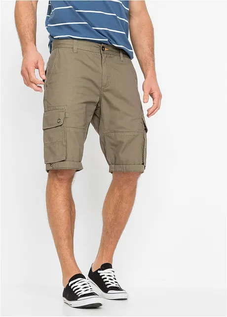 Cargo bermudy z čisté bavlny, Regular Fit, bonprix