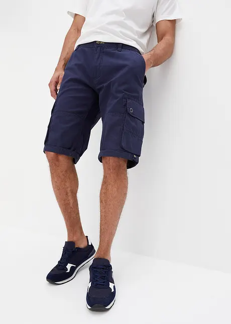 Cargo bermudy z čisté bavlny, Regular Fit, bonprix