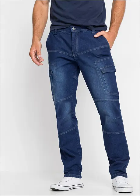 Strečové cargo džíny Regular Fit, Straight, bonprix