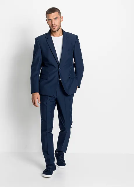 Oblek (2dílný): sako a kalhoty, Slim Fit, bonprix