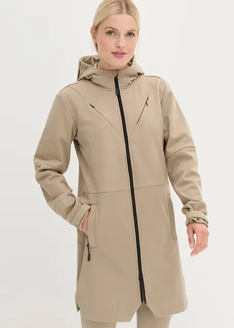 Softshellová parka Super stretch, odolná vůči větru, bonprix