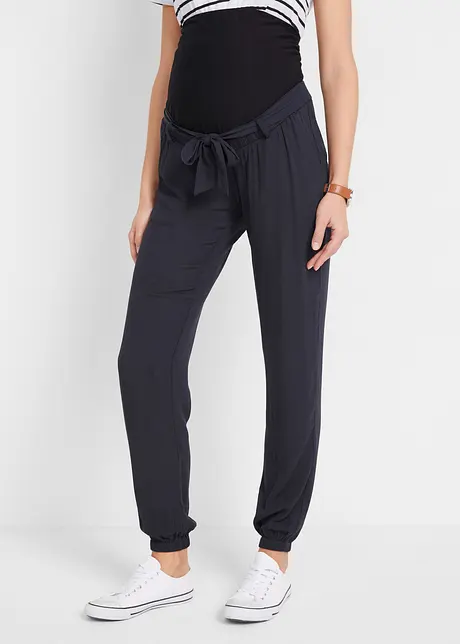 Lehké těhotenské kalhoty z viskózy, Loose Fit, bonprix