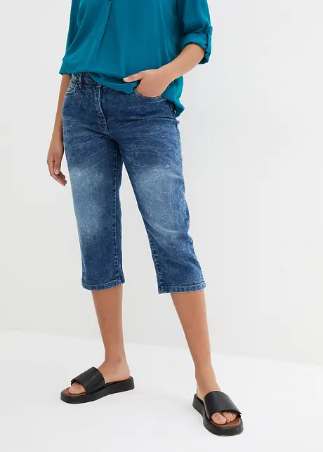 Strečové džíny Straight, Mid Waist, bonprix