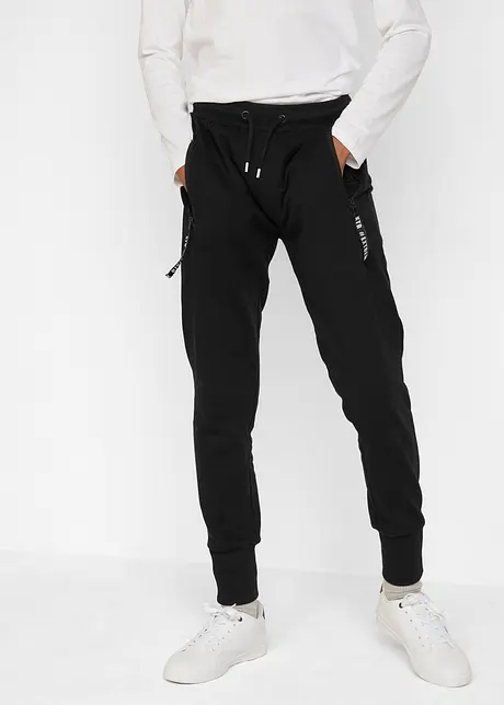 Joggingové kalhoty z čisté bavlny, bonprix