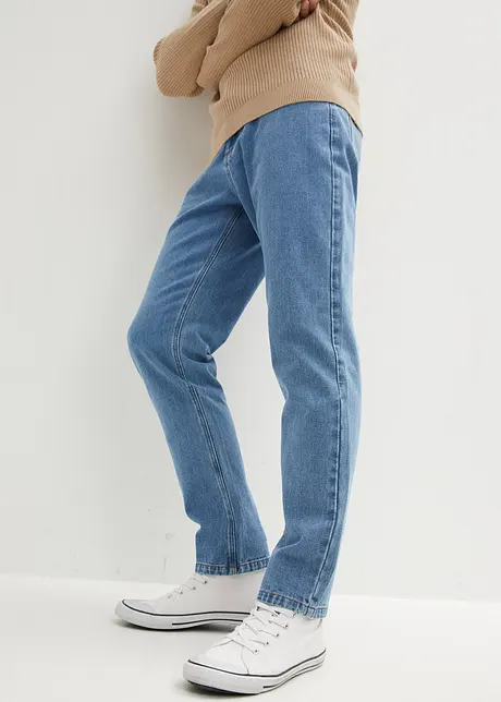 Strečové džíny Classic Fit Straight, pasovka s elastickými vsadkami, bonprix