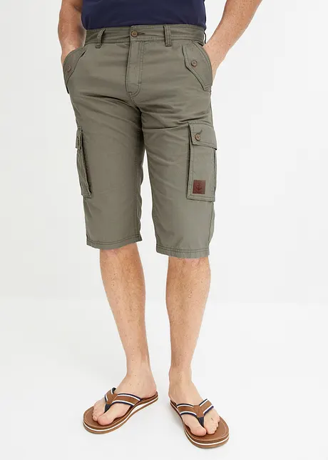 Cargo bermudy z čisté bavlny, Regular Fit, bonprix