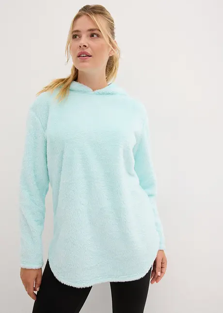 Dlouhý flísový svetr Oversized, bonprix