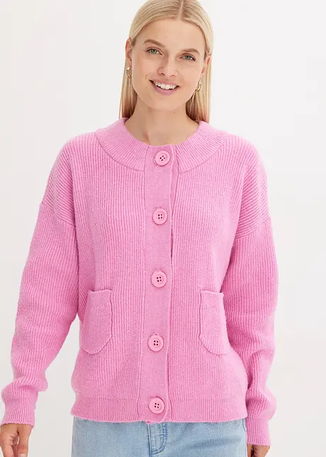 Oversized pletený kabátek, bonprix