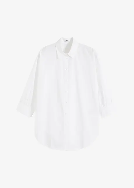 Bavlněná oversized halenka, bonprix
