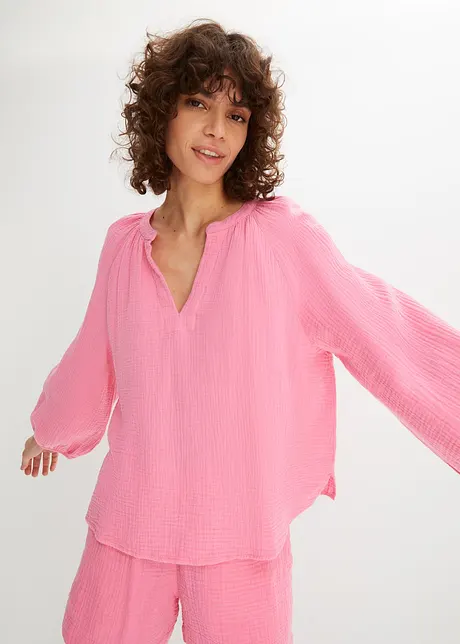 Oversize halenka z mušelínu, bonprix
