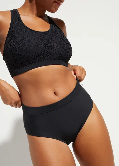 Stahovací bikinové maxi kalhotky, s mírnou stahovací funkcí, bonprix