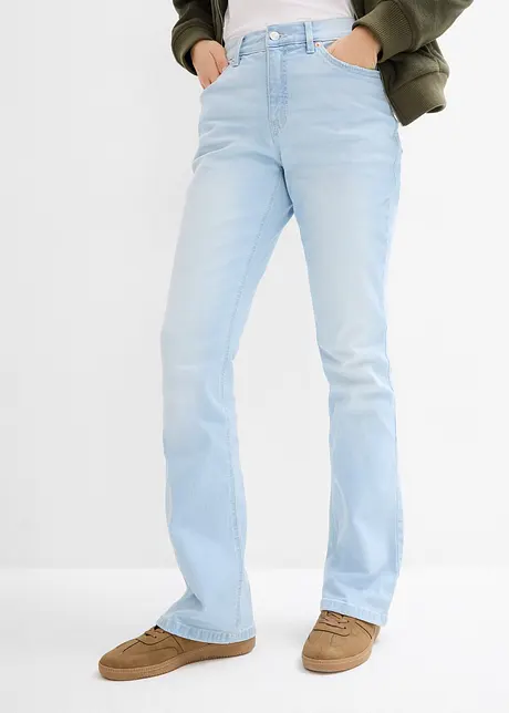 Džíny Bootcut, Hight Waist, bonprix