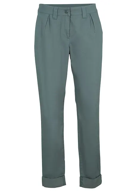 Chino kalhoty z bavlny, ke kotníkům, bonprix