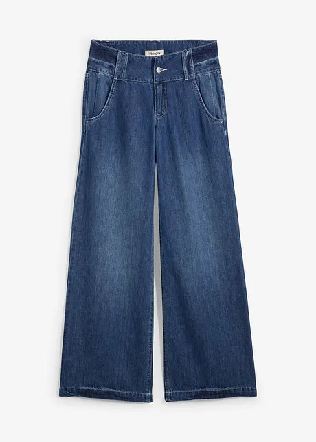 Džíny s širokými nohavicemi, High Waist, Super Soft, bonprix