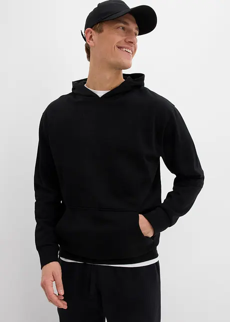 Mikina s kapucí, z čisté organické bavlny, Loose Fit, bonprix